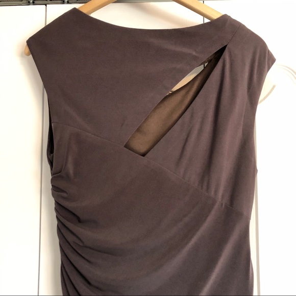 R&M Richards dusty brown keyhole dress - Picture 4 of 4